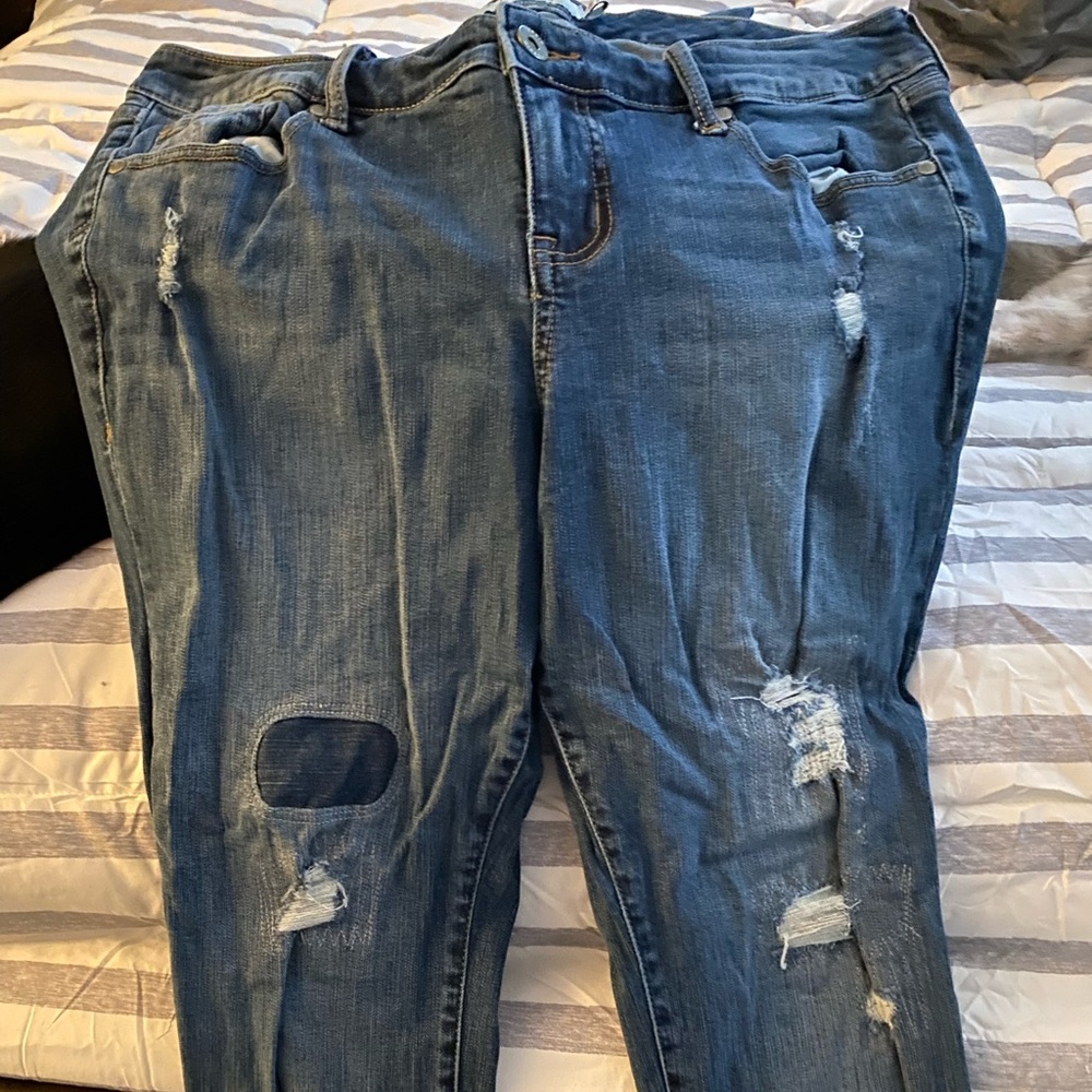 Boyfriend cut jeans